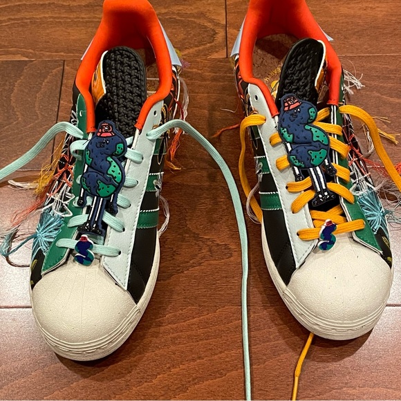 Adidas Men's Sean Wotherspoon x Superstar 'Super Earth, Size 9 - Picture 4 of 16